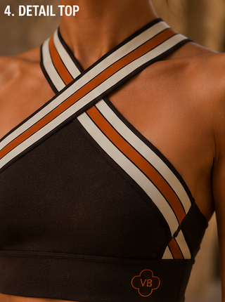 Celaje Top Espresso Coral - Detail Top