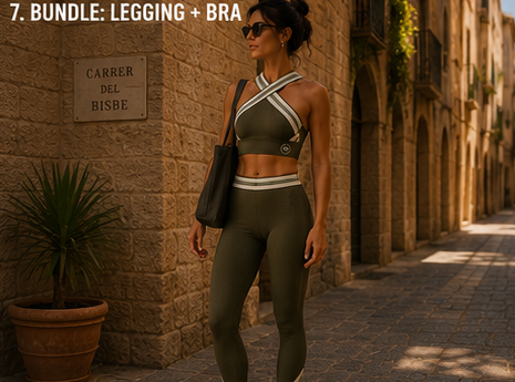 Celaje Top Morning Olive - Bundle Legging und Bra